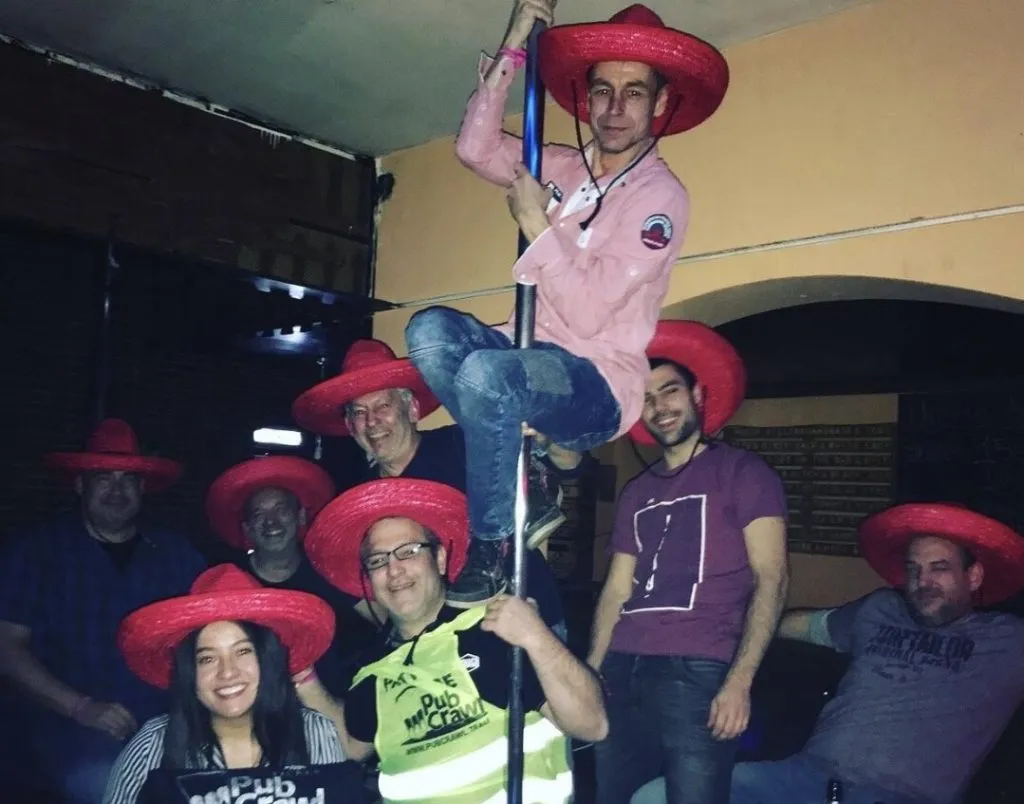 Pub crawl fun time
